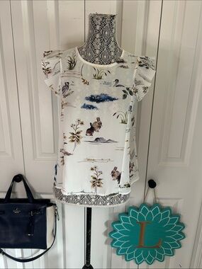 Hop into Style with this Whimsical Nature Blouse